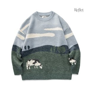 Pull vintage homme, style rétro, confort et élégance
