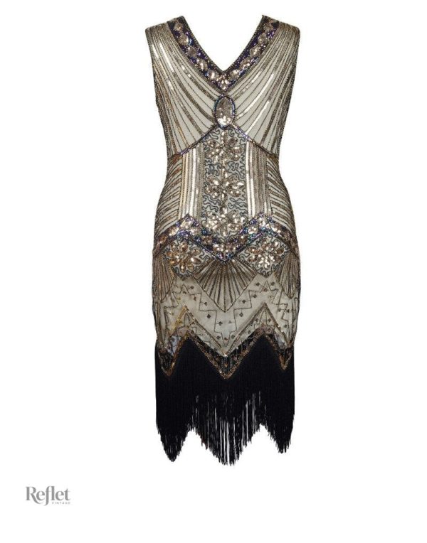 Robe années 20 élégante et rétro