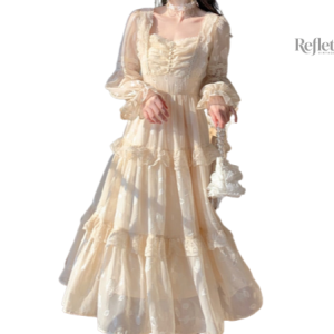 Robe 30s avec motifs classiques, silhouette vintage séduisante