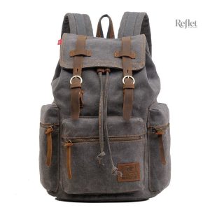 Sac à dos vintage en tissu durable et résistant