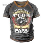 T-shirt homme de style rétro, parfait pour l'été