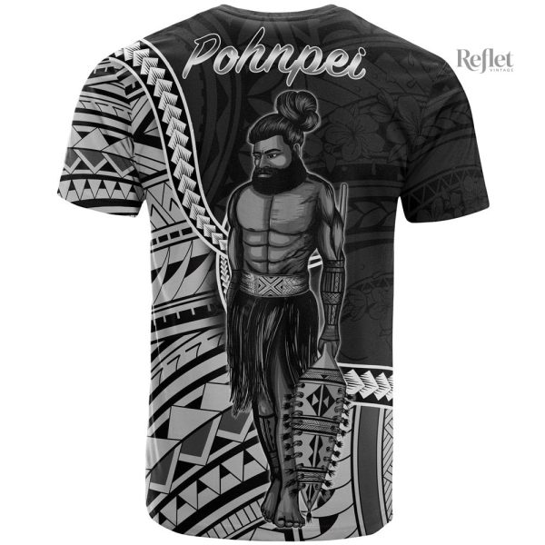 T-shirt homme en noir, style vintage