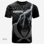 T-shirt noir pour homme, esprit vintage
