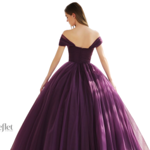 Robe de Princesse violette, parfaite pour les occasions spéciales